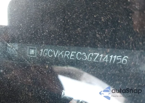 2016 Chevrolet Silverado 1500 1Lt из США, поврежденный, VIN 1GCVKREC3GZ141156